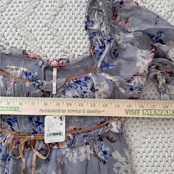 NWT Free People Marney Floral Mini Dress - Picture 4 of 7